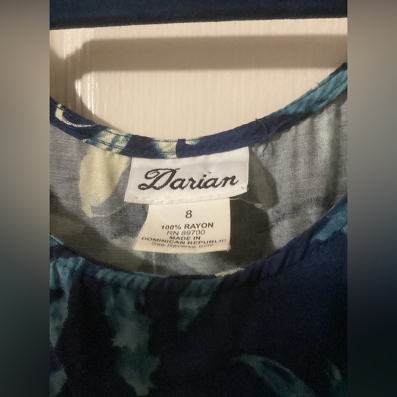 Vintage 90s Darian Sleeveless Summer Dress - Picture 3 of 3